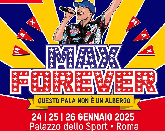 La locandina delle nuove date di Max Pezzali