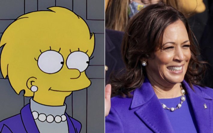 I Simpson avevano previsto anche l'arrivo alle Presidenziali di Kamala Harris