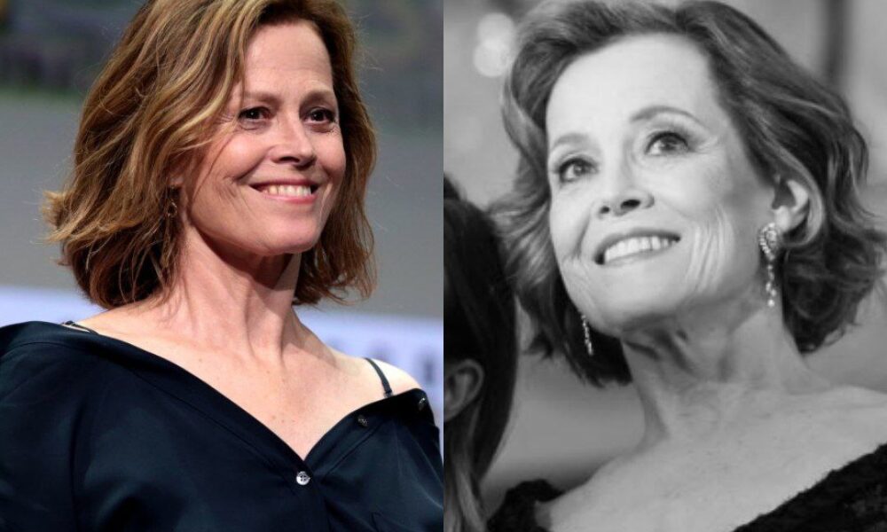 Sigourney Weaver premiata con il Leone d'oro alla carriera alla Festa del cinema di Venezia 2024.