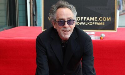 Tim Burton nella Hollywood Walk of fame