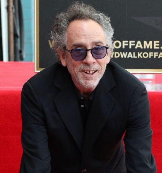 Tim Burton nella Hollywood Walk of fame