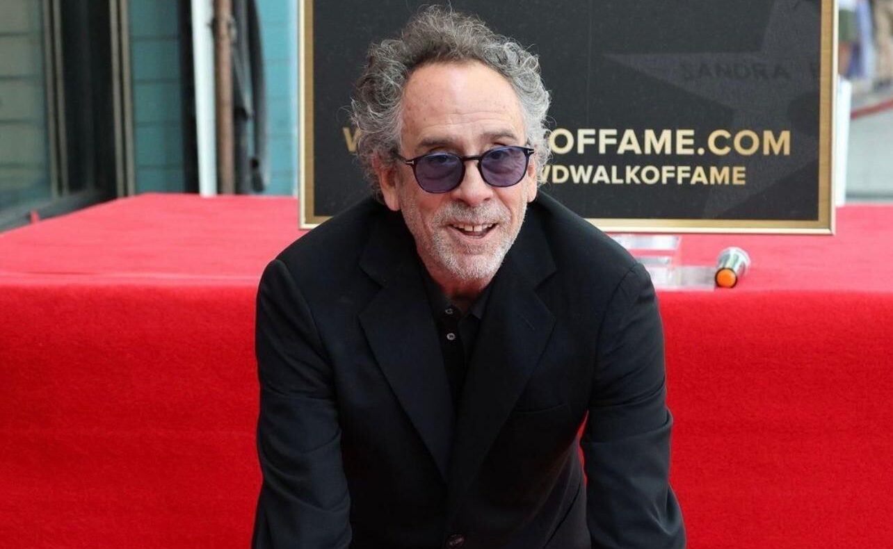 Tim Burton nella Hollywood Walk of fame