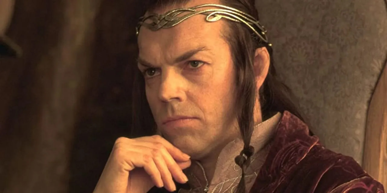 Hugo Weaving in Il Signore degli Anelli - La compagnia dell'anello