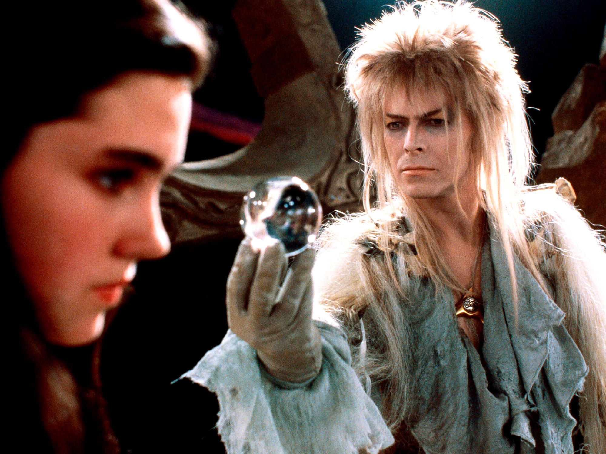 David Bowie in Labyrinth (©Labyrinth Film - In produzione il sequel di Robert Eggers)