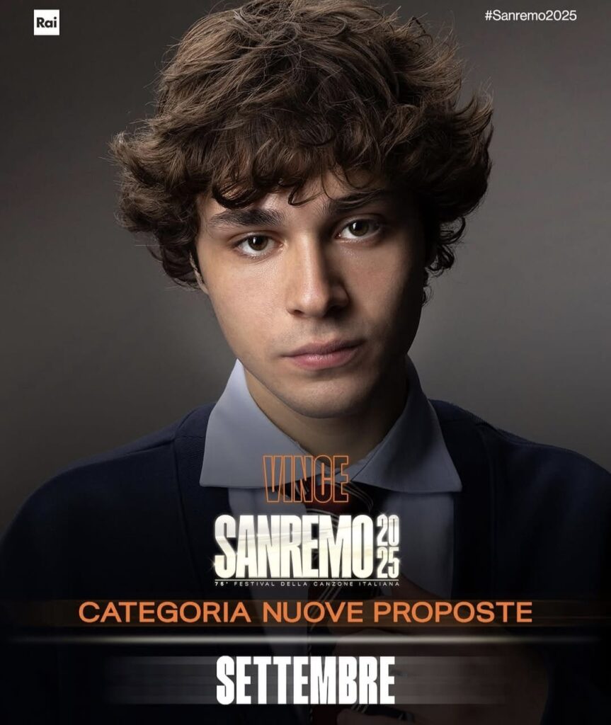 Settembre, vincitore di Sanremo Giovani 2025